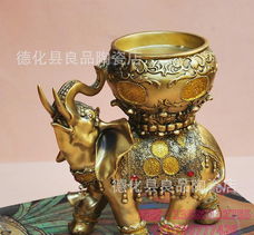 厂家直销特价 陶瓷大象摆件，2012经典爆款家居装饰品
